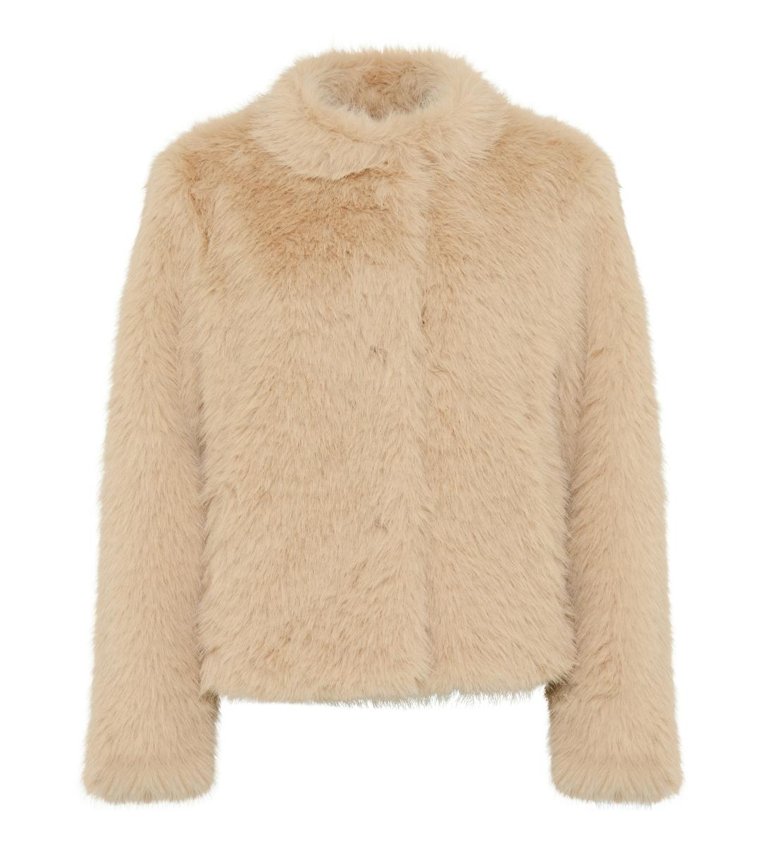 Damen Webpelzjacke