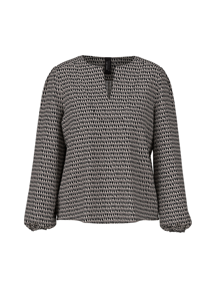 Viskosebluse mit Sprinkles-Print