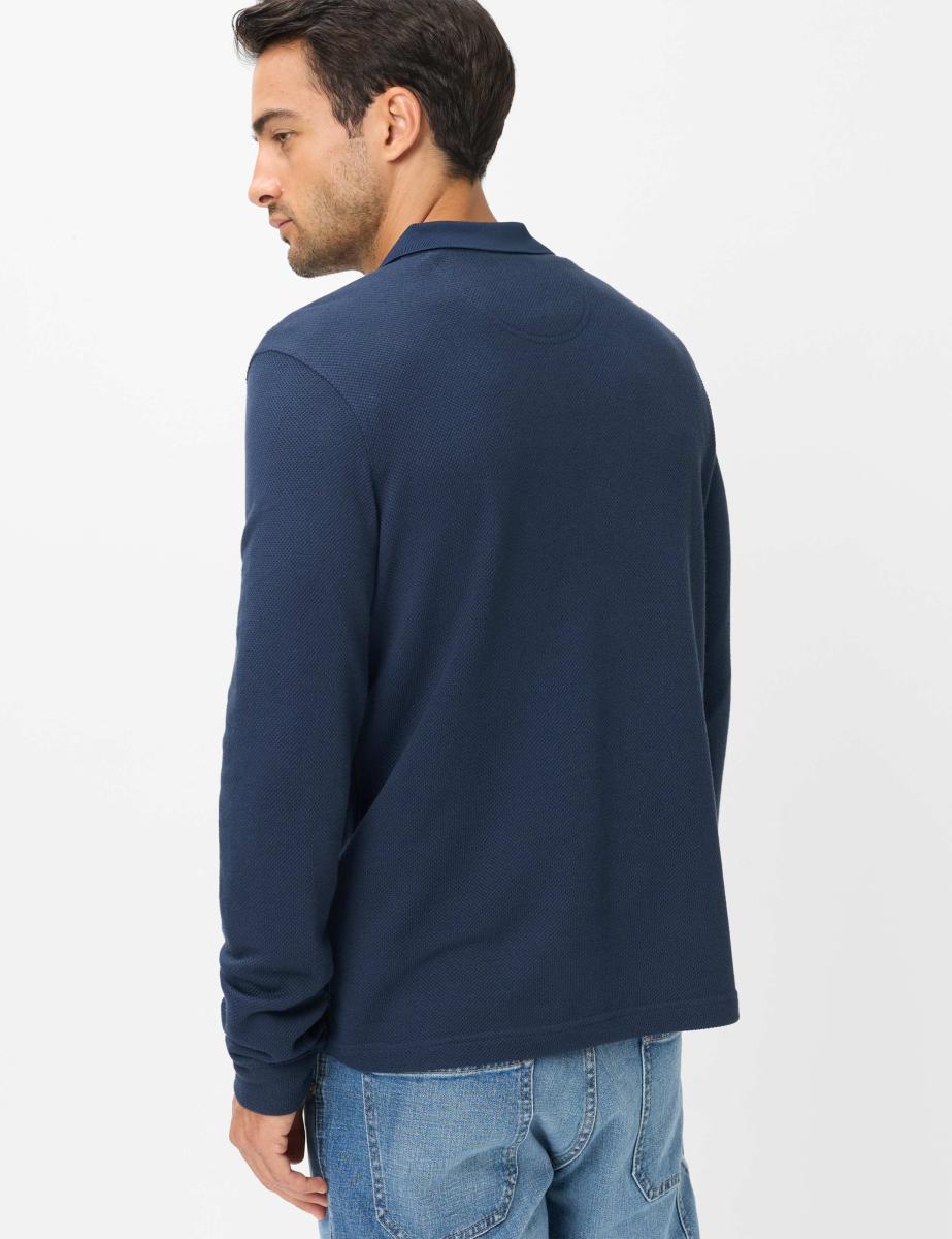 Herren Langarm-Poloshirt Style Pharell