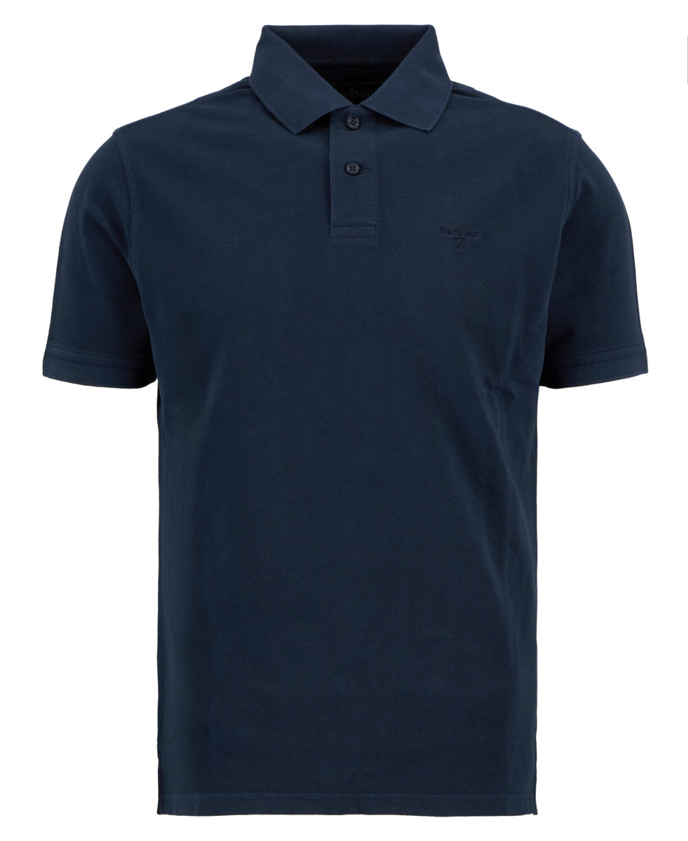 Herren Poloshirt Washed Tartan