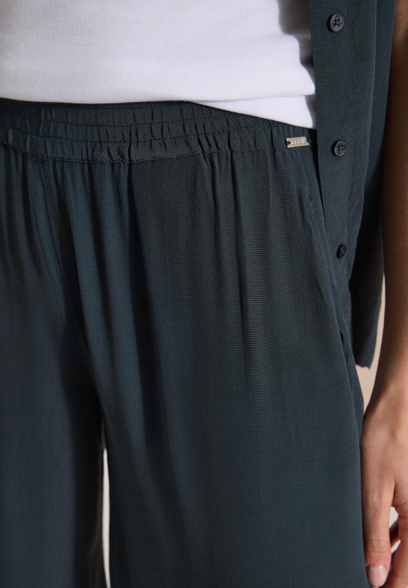Damen High Waist Wide Leg Hose