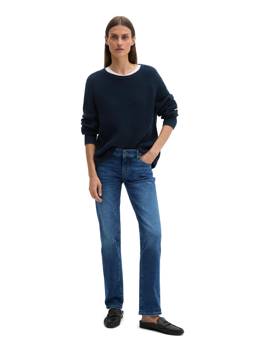 Damen Rundhals-Strickpullover