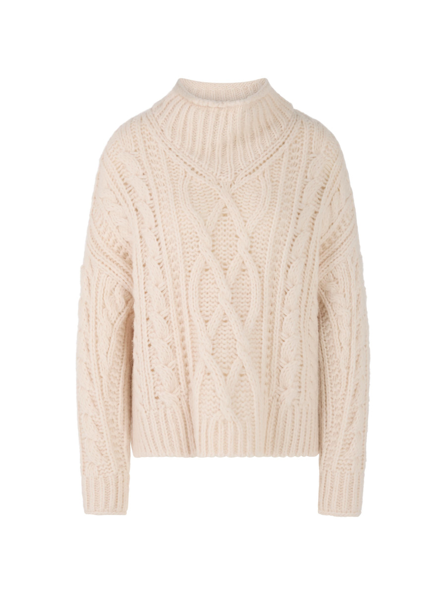 Knitted in Germany Zopfmusterpullover