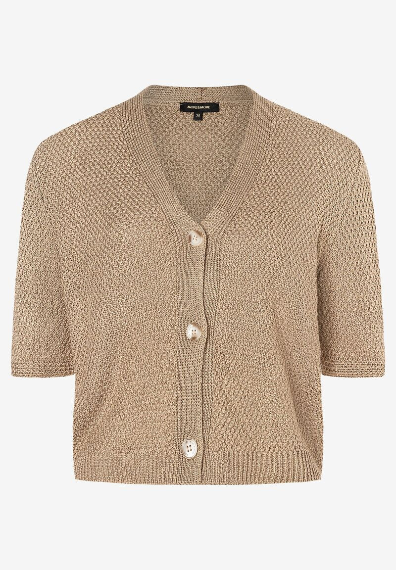Damen Kurzarm-Cardigan
