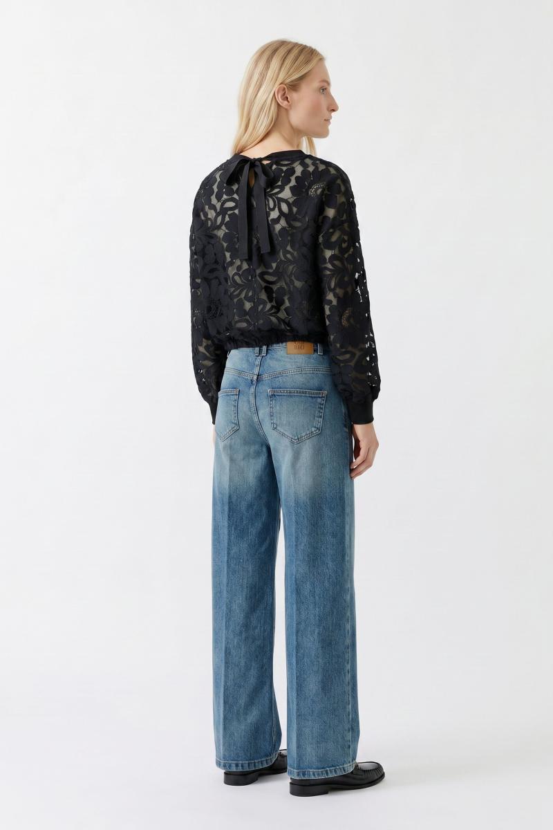 Damen Spitzenshirt