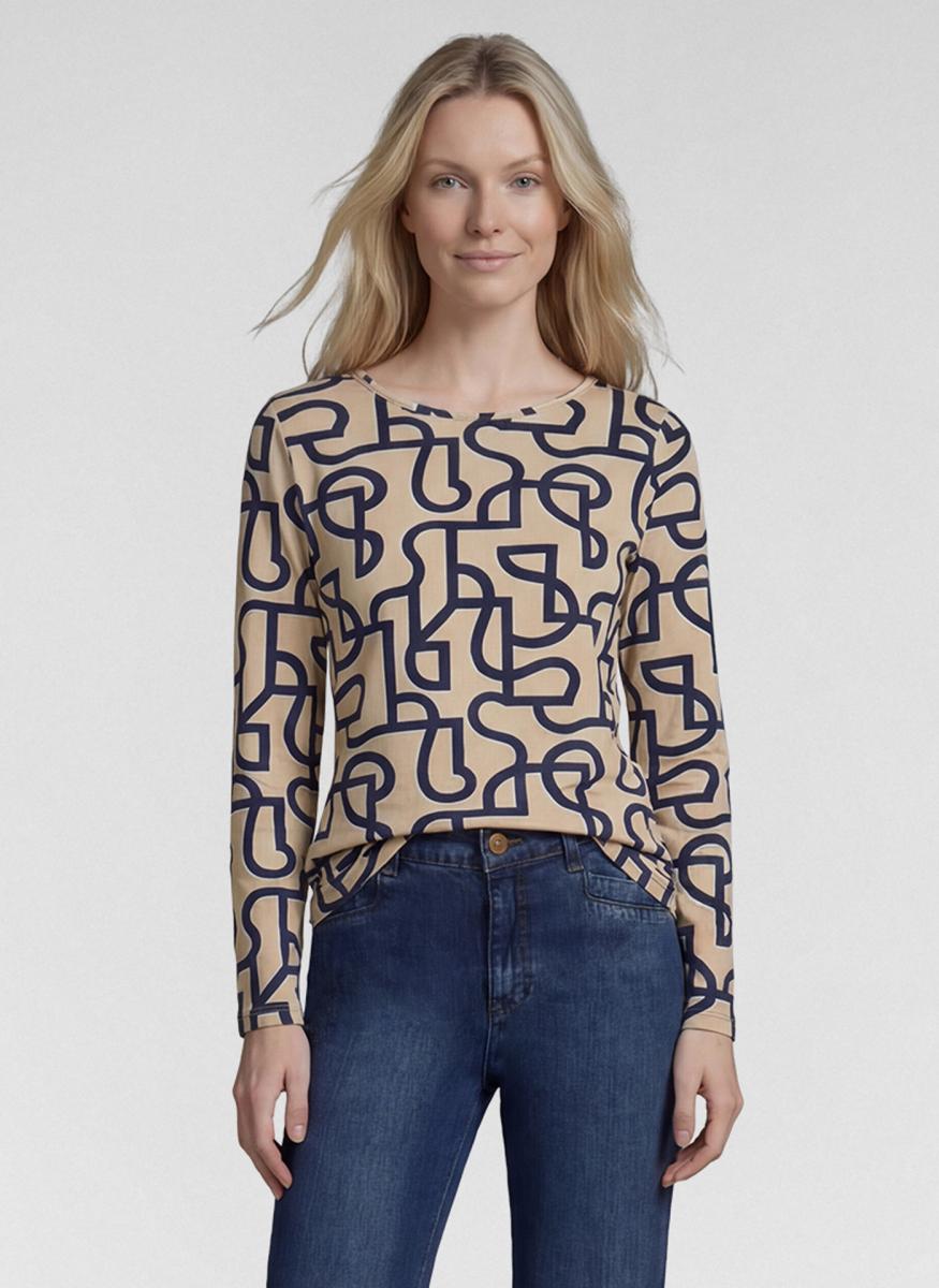 Damen Langarmshirt Checks Please