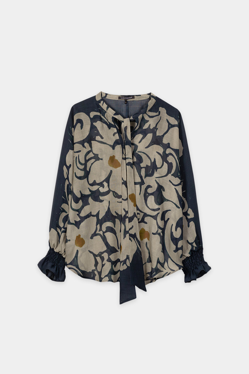 Bluse mit Flower-Print