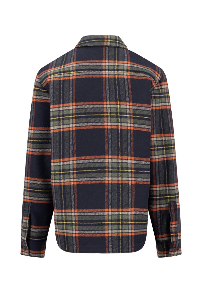 Herren Overshirt Wool Check