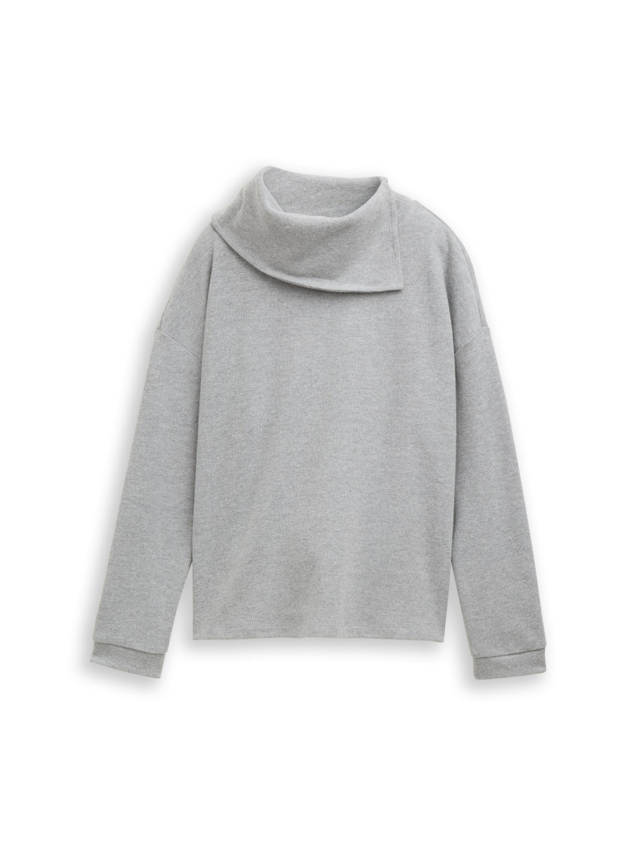 Damen Sweatshirt mit Rollkragen