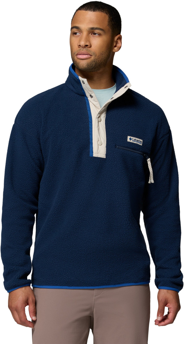 Herren Half-Snap-Fleece Helvetia