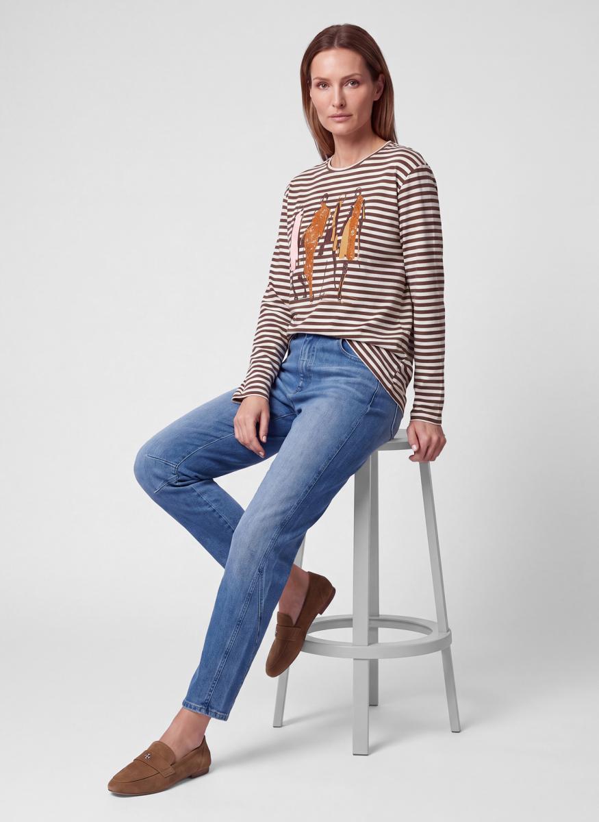 Damen Langarmshirt Via Milano