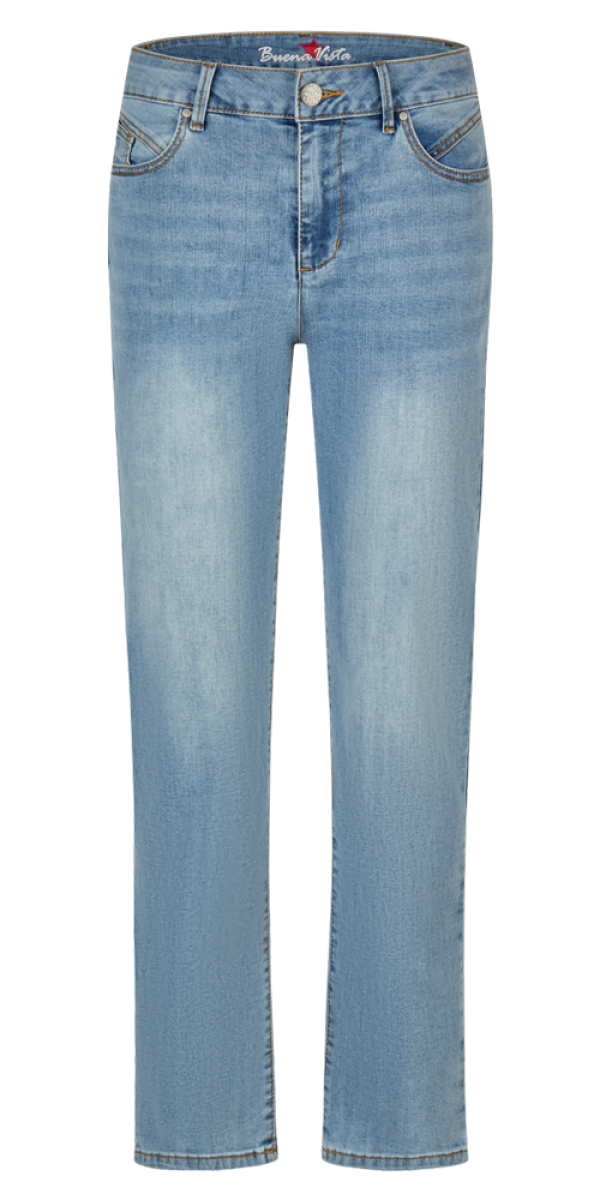 Damen Jeans Stella-Zip straight-S stretch denim