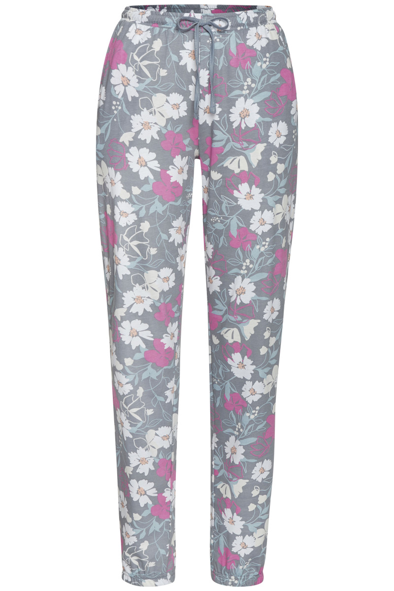 Damen Pyjamahose mit Alloverprint