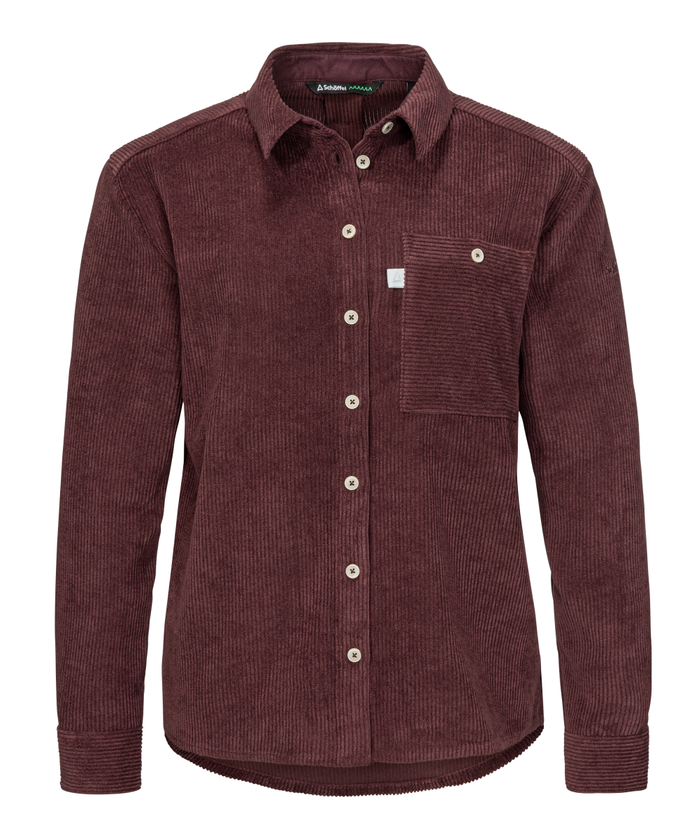 Damen Cord-Overshirt Libereo