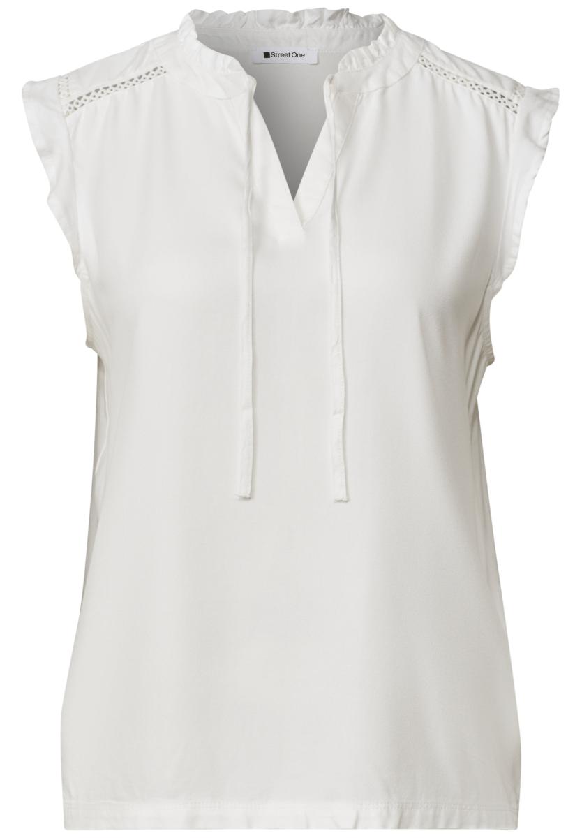 Top mit Crochet-Details