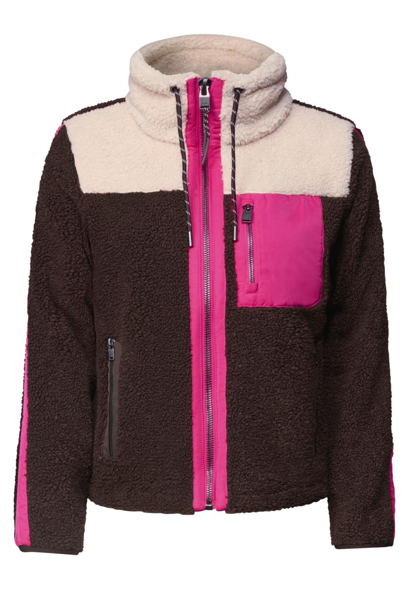 Damen Teddy-Jacke