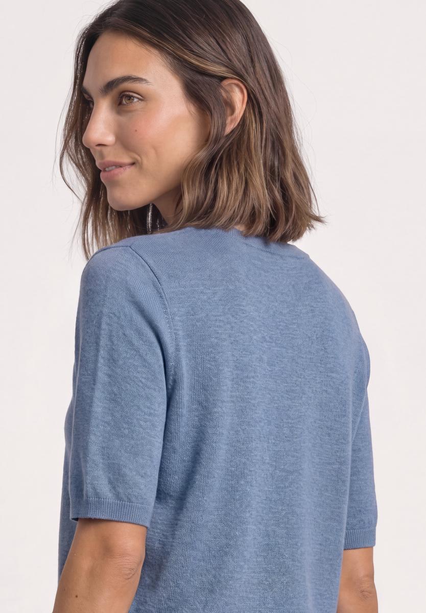 Damen Kurzarm-Pullover
