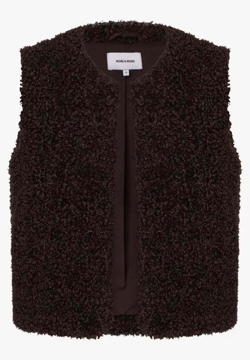 Damen Fake-Fur-Weste