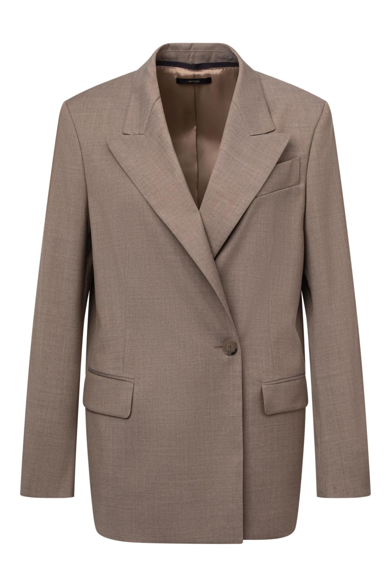Schurwoll-Doppelreiher-Blazer