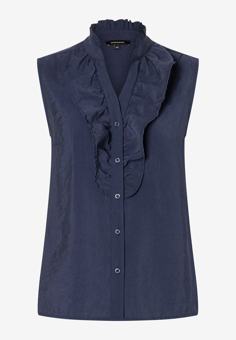Rüschenbluse ohne Arm  Sommer-Kollektion