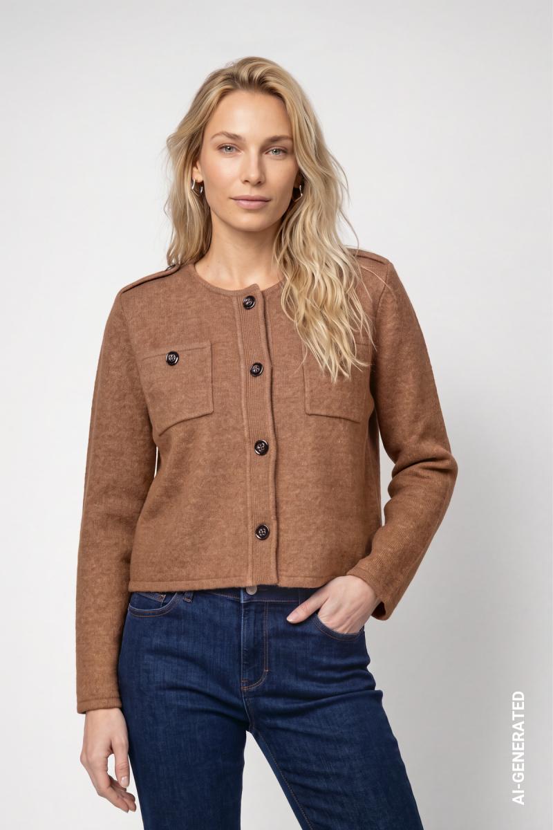 Damen Strickjacke