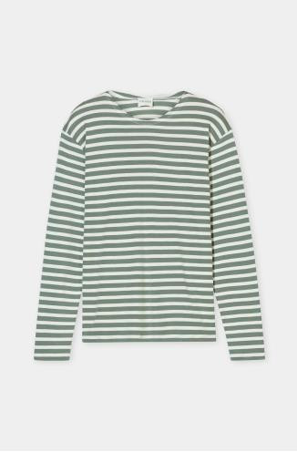 Damen Longsleeve Gestreift