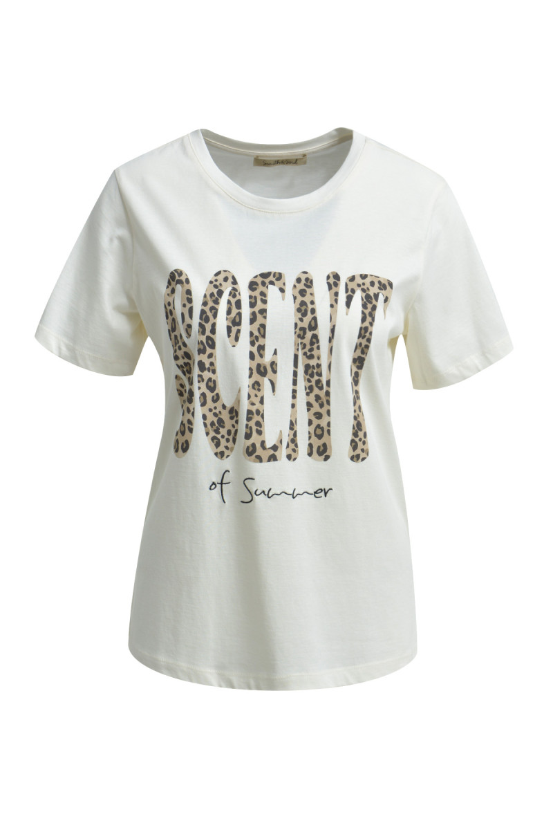 Damen T-Shirt Print Mix