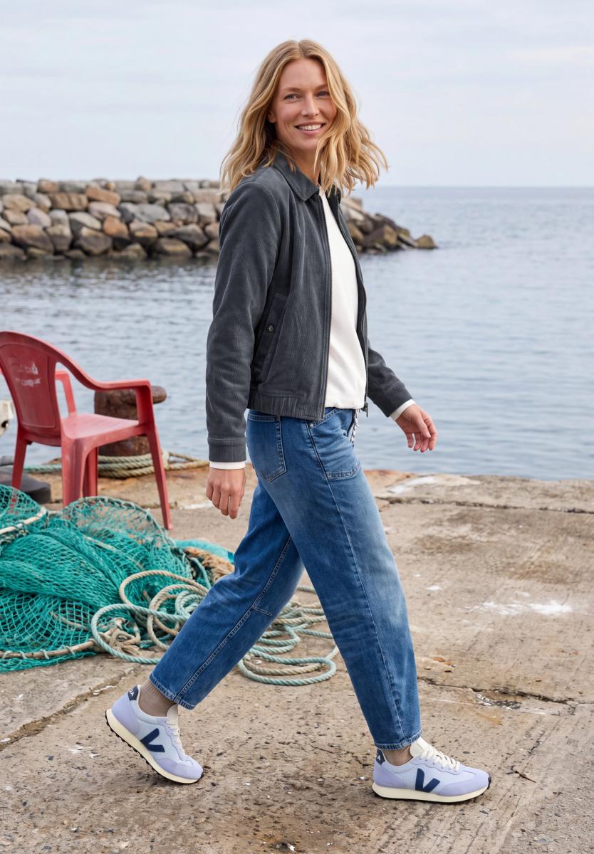 Damen Cord-Blouson
