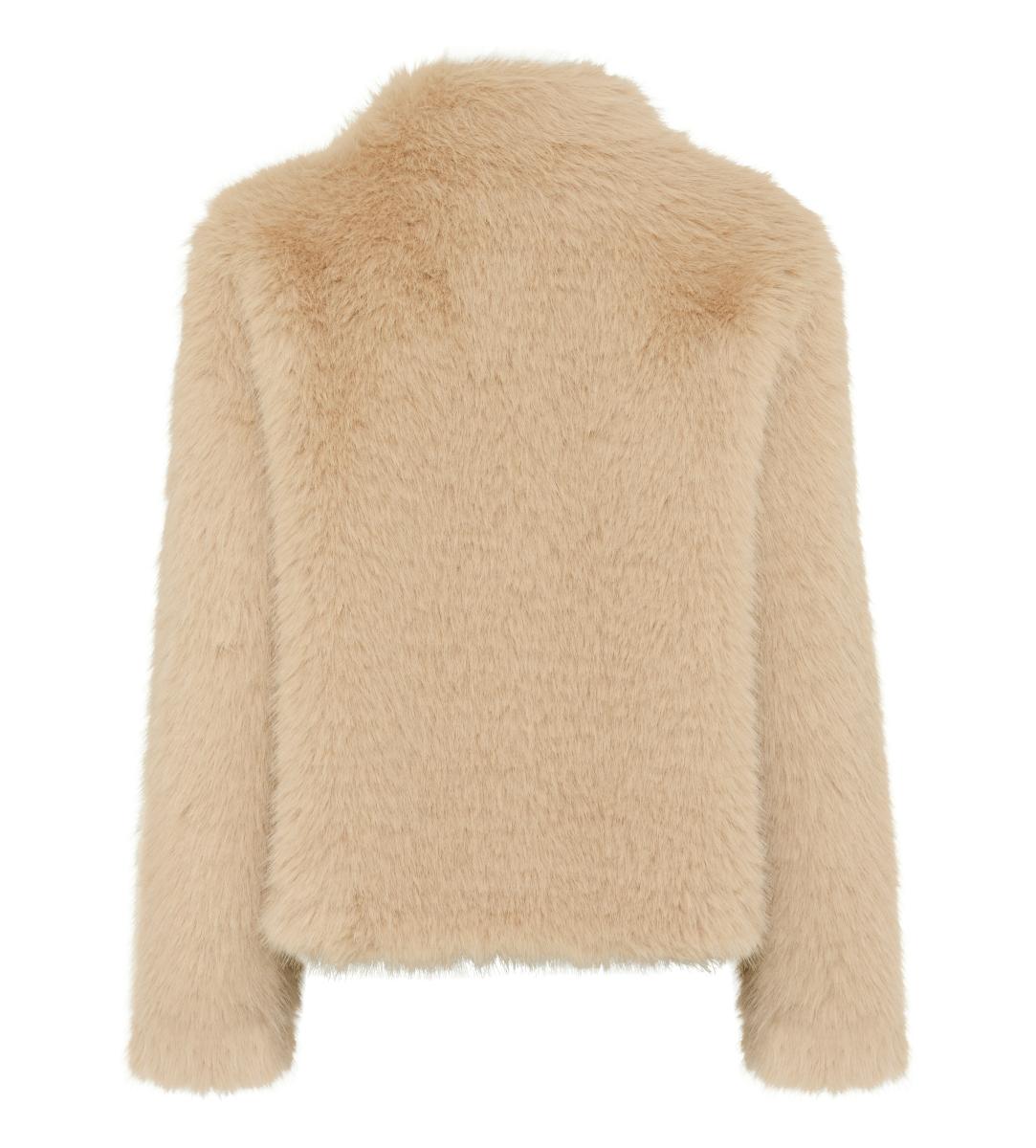 Damen Webpelzjacke