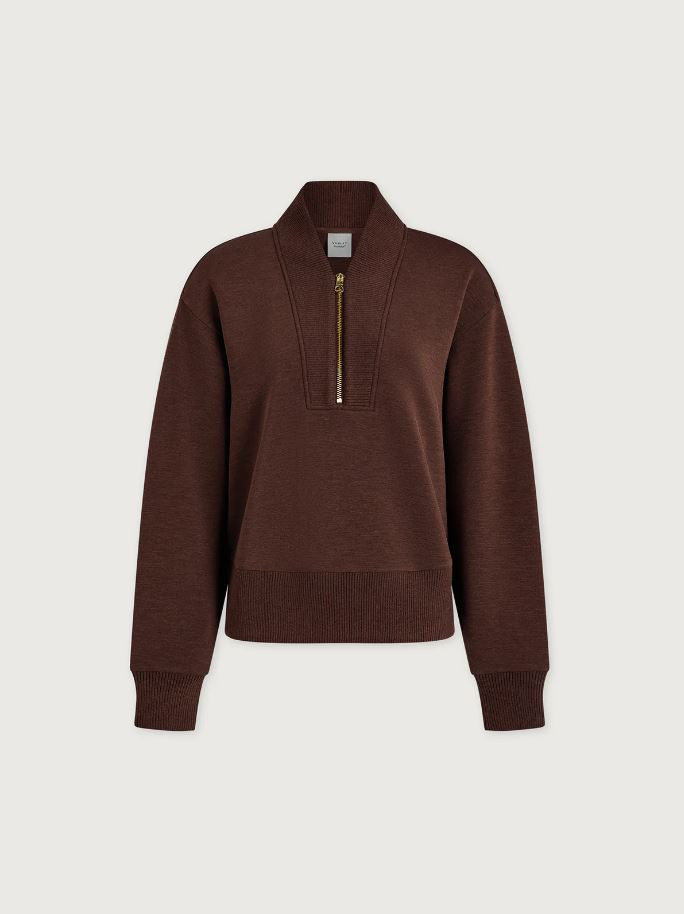 Damen Sweatshirt Sally Half-Zip