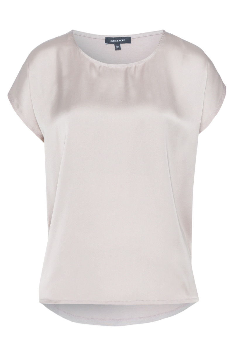 Blusenshirt mit glänzendem Finish