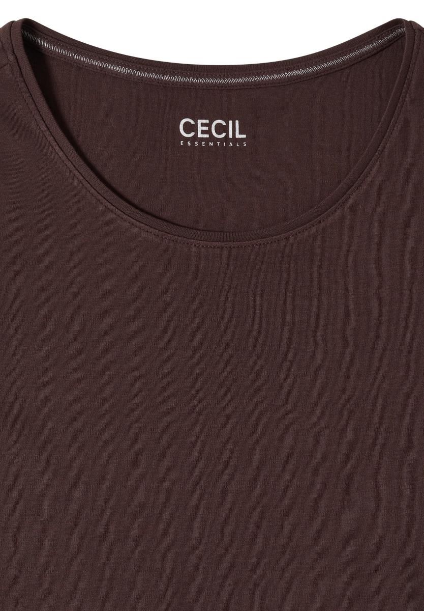 Damen T-Shirt in Unifarbe
