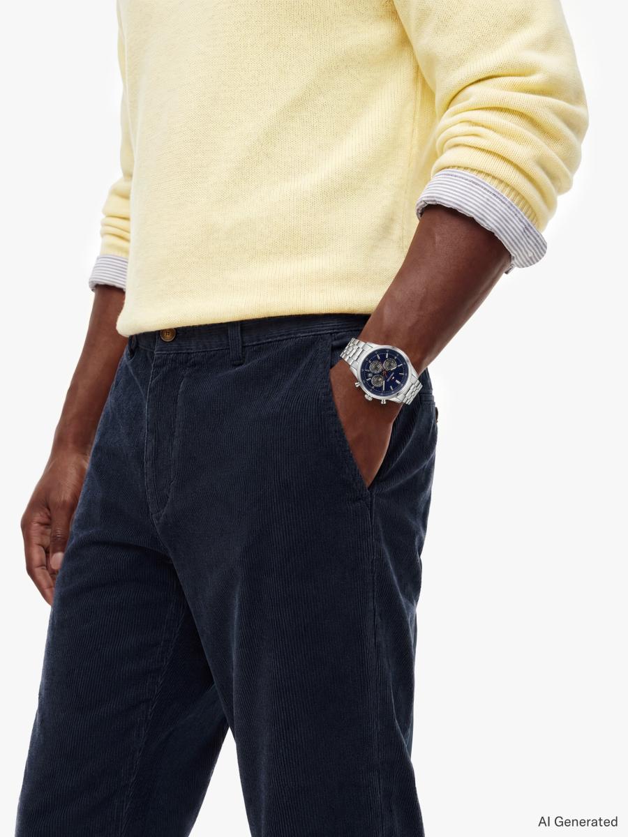 Herren Feincord-Chino Denton