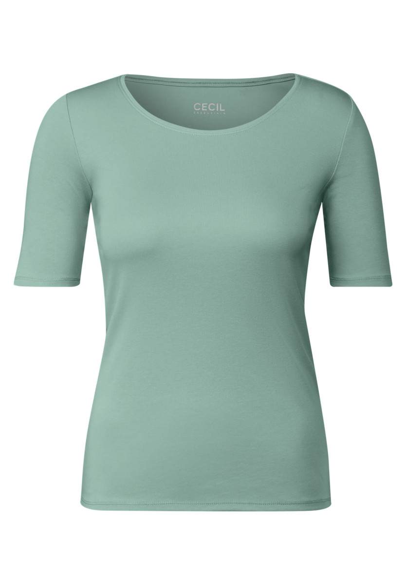 Damen T-Shirt in Unifarbe