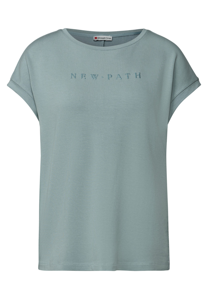 Damen T-Shirt mit Glitzerdetails