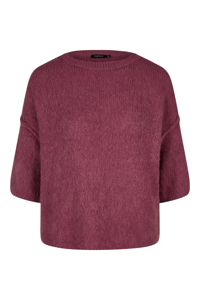 Damen Kurzarm-Strickpullover