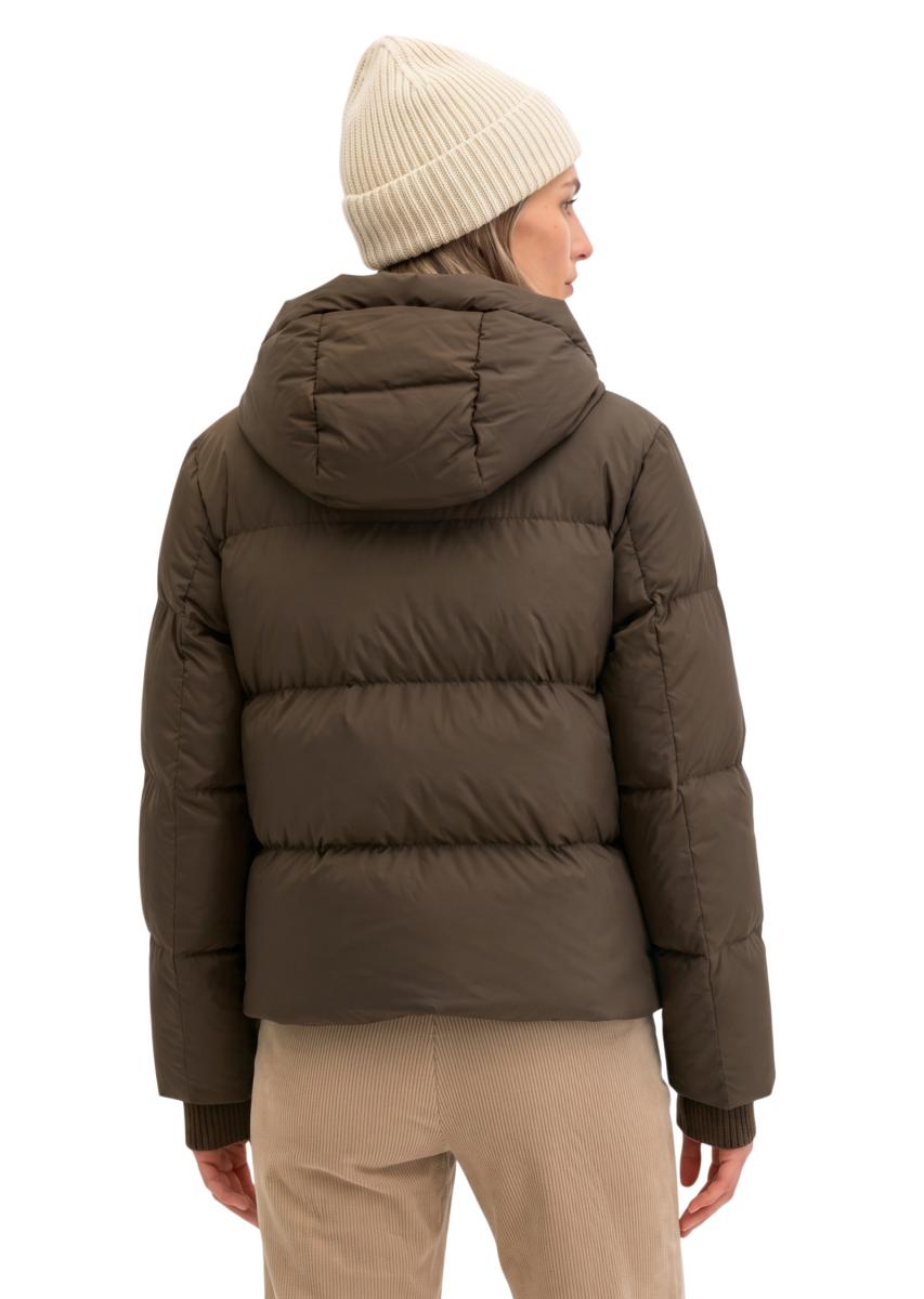 Damen Pufferjacke Mit Kapuze