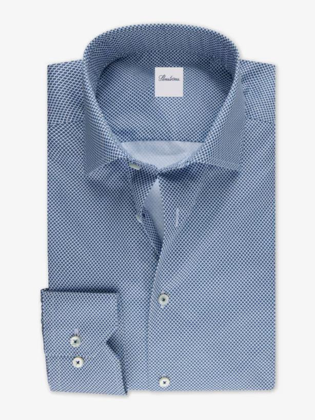 Gemustertes Twillhemd