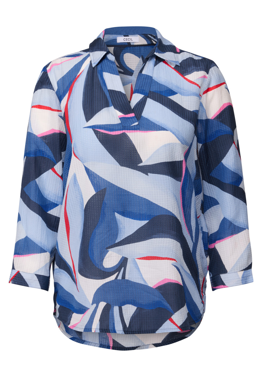 Hemdbluse mit Print