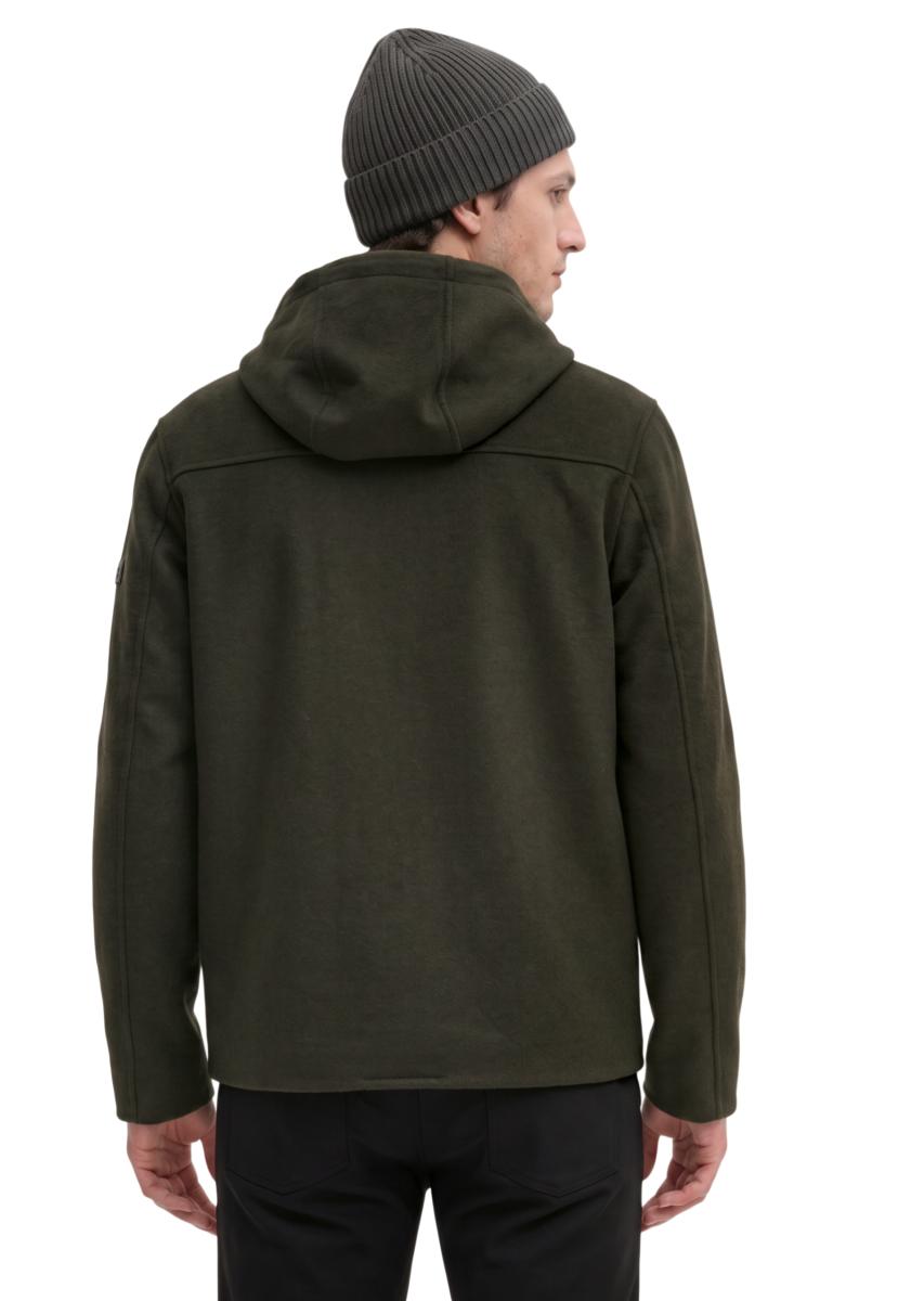 Herren Kapuzen-Wolljacke