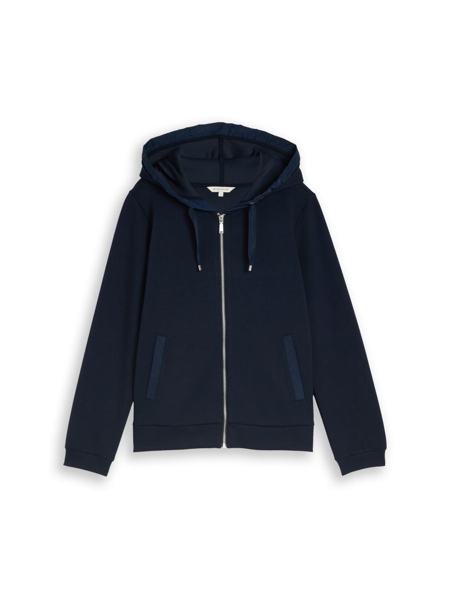 DamenSweatjacke aus Scuba