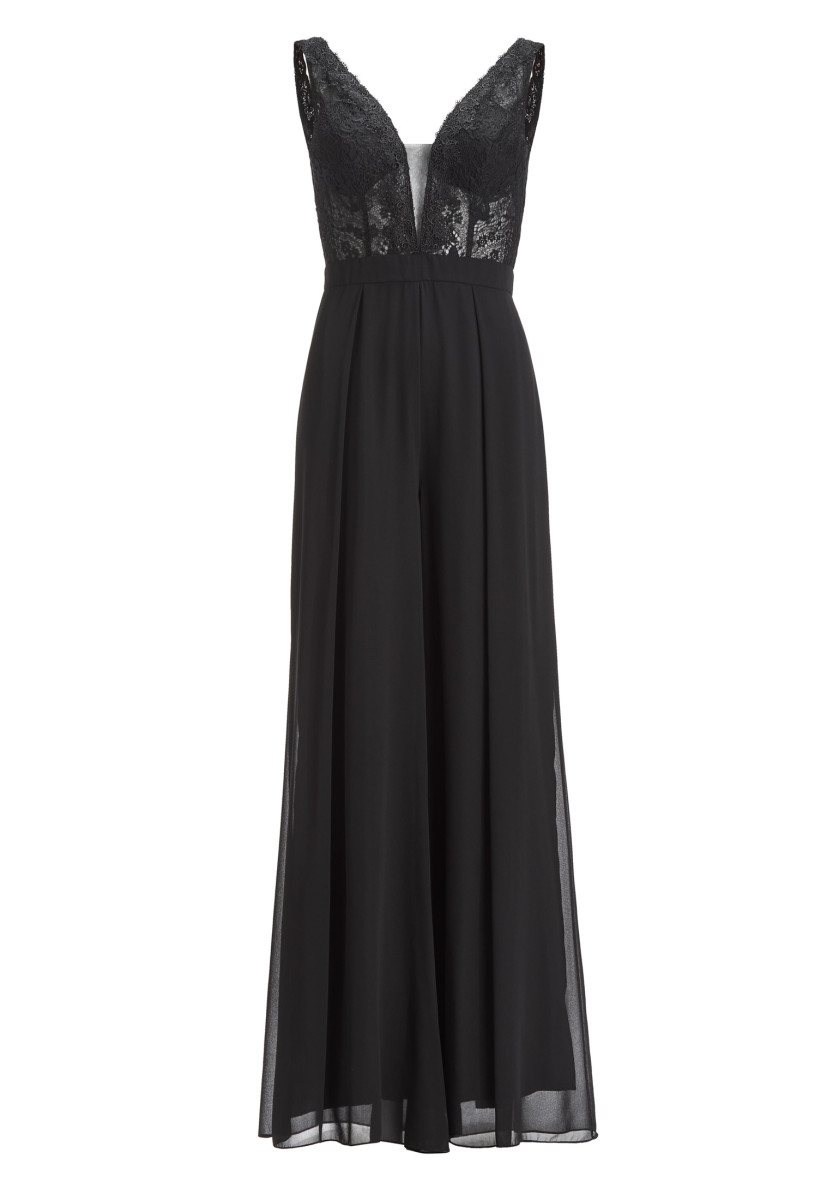 Damen Jumpsuit mit Spitzentop