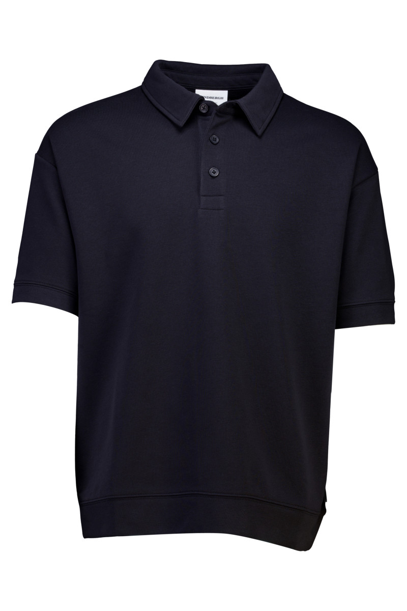 Herren Sweat-Poloshirt