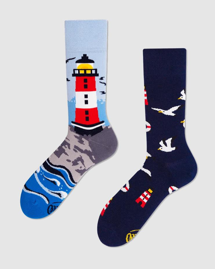 Herren Socken Nordic Lighthouse