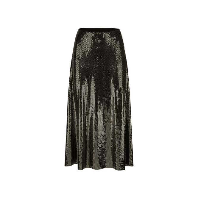 Langer Paillettenrock