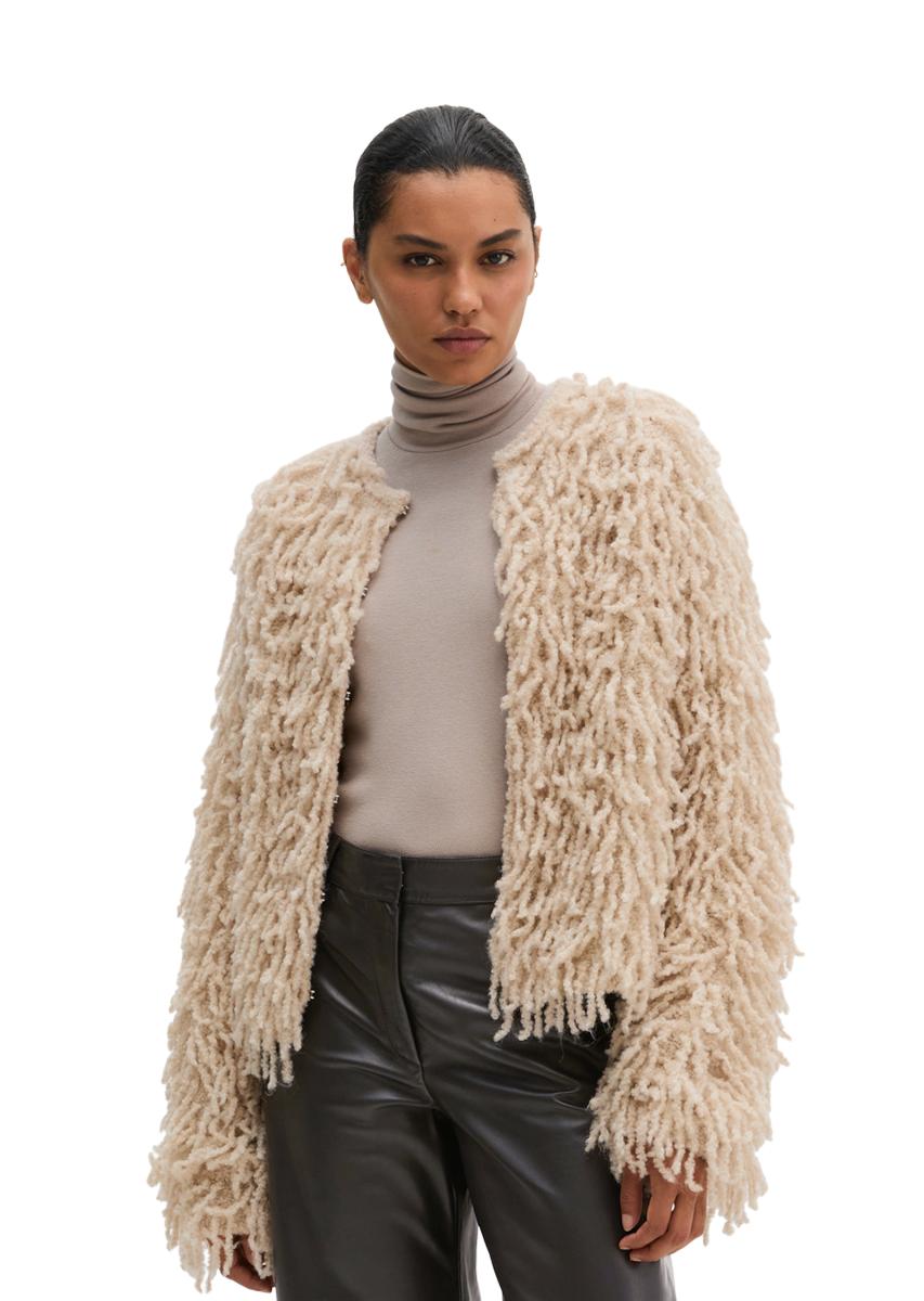 Damen Fransen-Cardigan