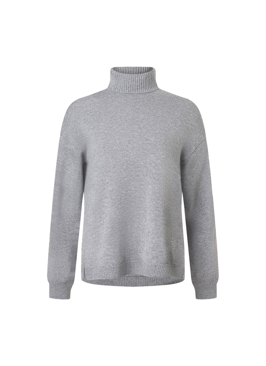 Damen Rollkragenpullover Merino