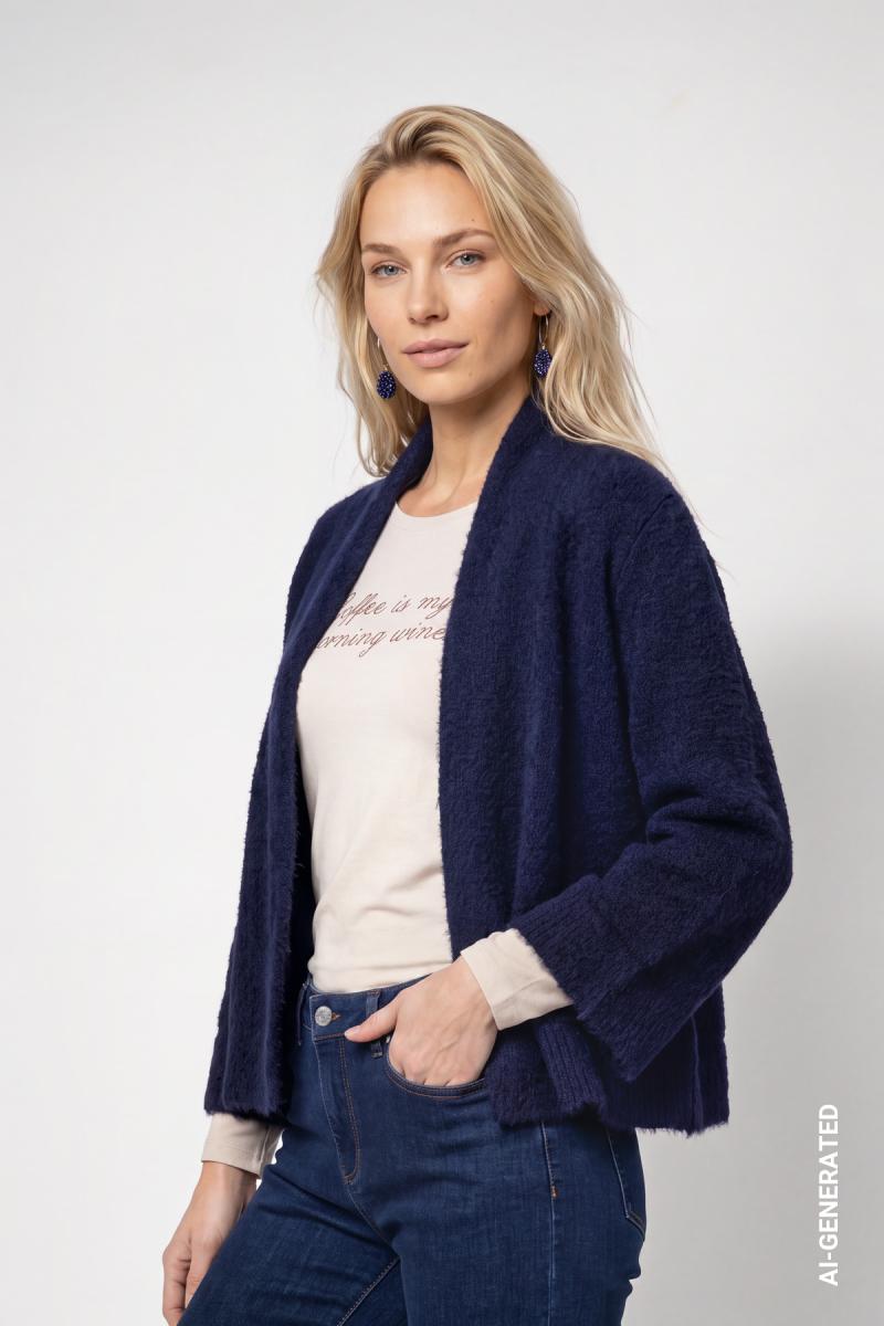 Damen Stricküberwurf