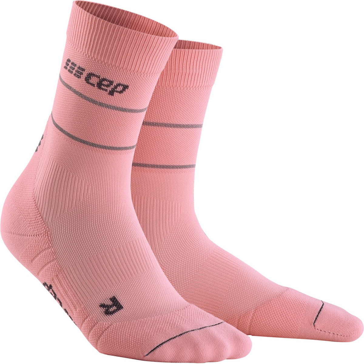 CEP Damen Laufsocken Reflective Mid Cut Socks