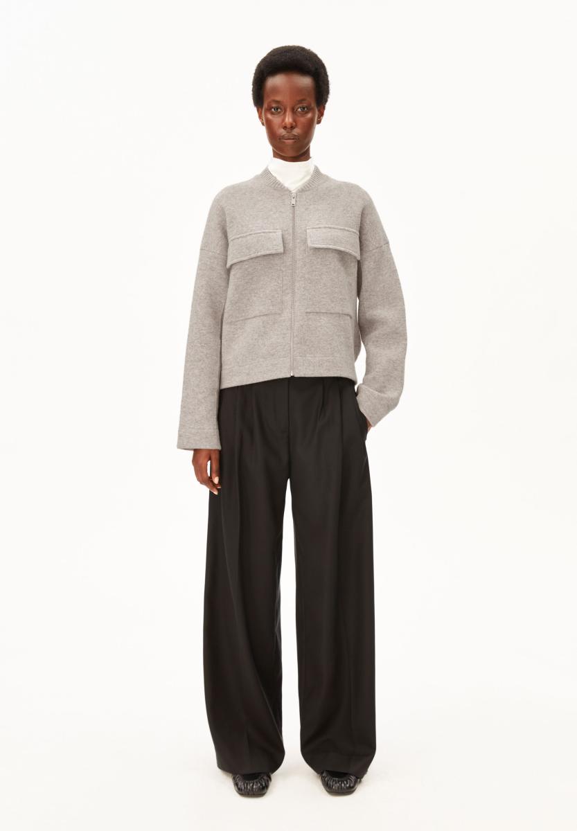 Damen Woll-Bomberjacke